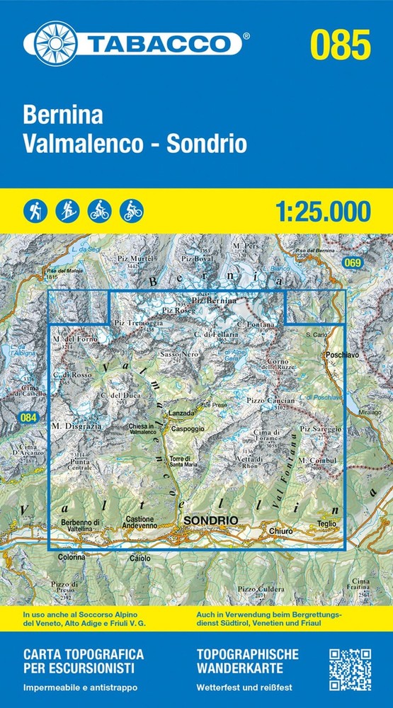 aa.vv Bernina / Valmalenco / Sondrio (Map) (UK IMPORT)