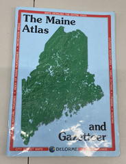 Lot Of 3 DeLorme Maine Atlas & Gazetteer 1991, 1996, & 2011 USED FREE SHIPPING