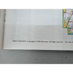 Mississippi Atlas & Gazetteer Topo Maps Back Roads Recreation Sites GPS Grids