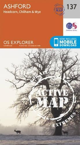 Ashford (Map) OS Explorer Active Map
