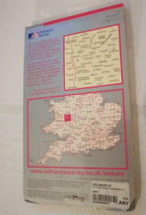 Ordnance Survey Landranger 1:50,000 map Church Stretton & Ludlow 137