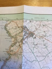 1986 Ordnance Survey Pathfinder Map SW 61/71 Lizard Point (incl Mullion )
