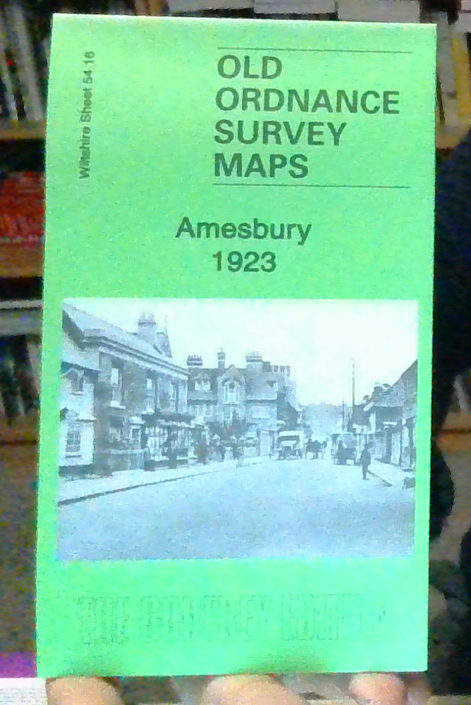 MAP OF Amesbury 1923 Wiltshire Sheet 54.16 by Tony Painter NEW 9781787214927