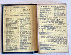 W H SMITH & SON TOURISTS SCOTLAND FOLD OUT COLOUR CLOTH MAP SCOTTISH TOURISM