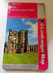 Ordnance Survey Landranger 128 – Derby & Burton upon Trent – Scale 1:50000 2002