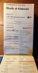 Strath of Kildonan Ordance Survey map Sheet no. 17 (special library edition)