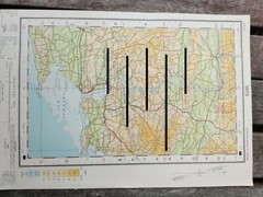 ORDNANCE SURVEY OF IRELAND MAP Set of 7 popular locations. 1/2 in to 1 mile.