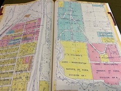 Kroll’s large Folio plat Atlas of Seattle: EASTSIDE Bellevue Medina Supplement