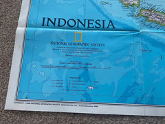 National Geographic Map Indonesia February 1996