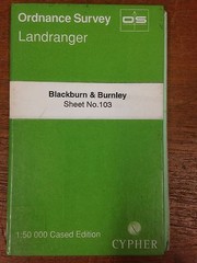 Blackburn & Burnley: Ordnance Survey Landranger Map 1:50000 Sheet #103