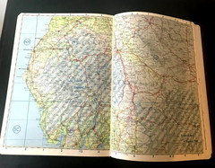 ILLUSTRATED ROAD BOOK OF ENGLAND AND WALES AA SERVICE VINTAGE HARDCOVER 1966