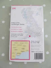 OS LANDRANGER MAP 192 EXETER & SIDMOUTH AREA ORDNANCE SURVEY