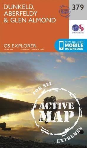 Dunkeld, Aberfeldy and Glen Almond (Map) OS Explorer Active Map