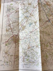 1997 Ordnance Survey Landranger Map 154 Cambridge & Newmarket inc Saffron Walden