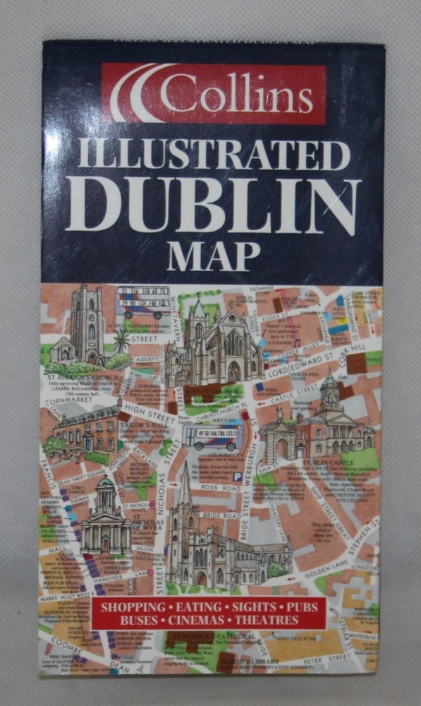 Ireland – Collins – Illustrated Dublin Map – 2001