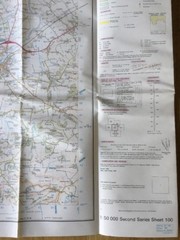 1990 Ordnance Survey Landranger Map 100 Malton , Pickering And Surrounding Area