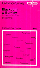 Ordnance Survey – Landranger Map Sheet 103 – Blackburn & Burnley