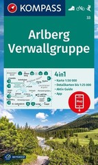 AA.VV. Carta escursionistica Kom 33. Arlberg, Verwallgruppe: w (Map) (UK IMPORT)