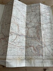 Ordnance Survey Sheet 43/18 SK18 1:25000 1951 Pass STUCK 43/17 Reverse Tatty