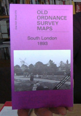 MAP OF South London 1893 One Inch Sheet 270 by Richard Oliver NEW 9781847845092