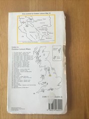 1990 Ordnance Survey Outdoor Leisure Map 24 The Peak District White Peak Area