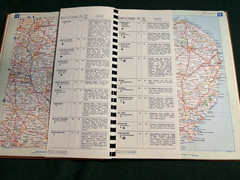 Vintage Road Atlas of Great Britain and Touring Guide Hardback – 1980’s