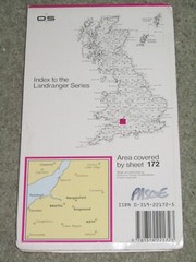 Ordnance Survey Landranger Map Sheet 172 Bristol, Bath & surrounding area – 1990