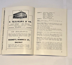 1965 tourist map of Ireland & 2 old guide books Galway & Connemara with maps