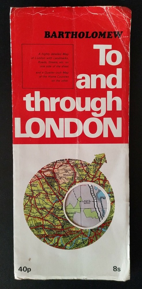 Bartholomew: To and through London Map (1971).