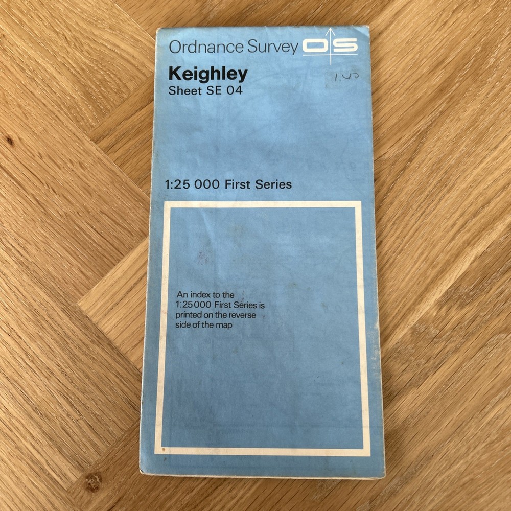 KEIGHLEY – ORDNANCE SURVEY First Series 1:25,000 1952 SE04 Silsden Addingham