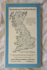 CARDIGAN – Bartholomew’s Half Inch MAP Sheet 17 – Paper – VG Cond