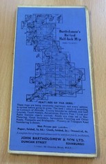 Vintage Bartholomew’s Cloth Map Of Dorset