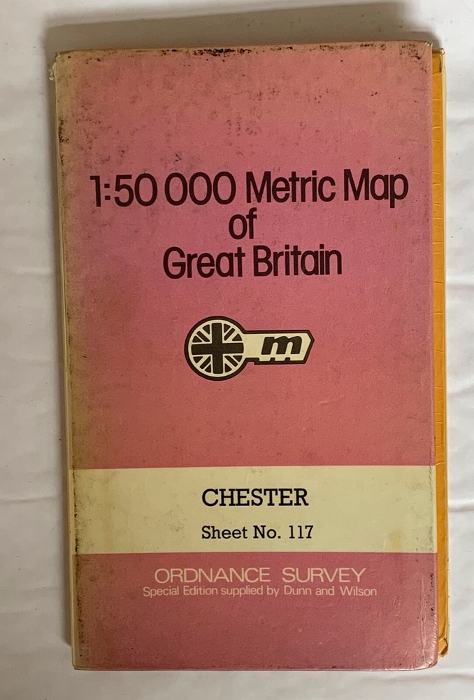 OS 1:50 000 Library Edition map Sheet 117, Chester