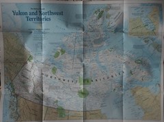 National Geographic Society Map: The Making of Canada – The North 1997