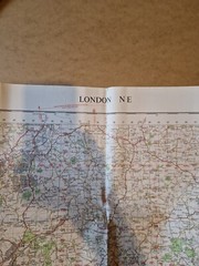 Ordnance Survey Map Of Great Britian – LONDON NORTH EAST NE – 1964 – 1/63360