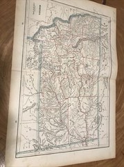 1895 Peoples Family Atlas Maps Montana Washington Idaho