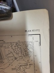 ordinance survey map of surrey 1955