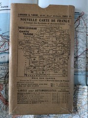 Cartes Tirade, Vintage French Map of Algeria. c1950s. Large Paper Map. Africa