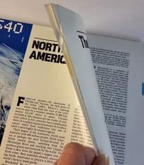 National Geographic Atlas of North America 1987 Large 12.5 x 18.5″ HC Slipcover