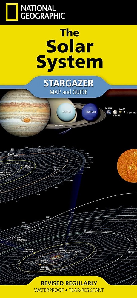 National Geographic Solar System Map (Stargazer folded) (National Geographic…