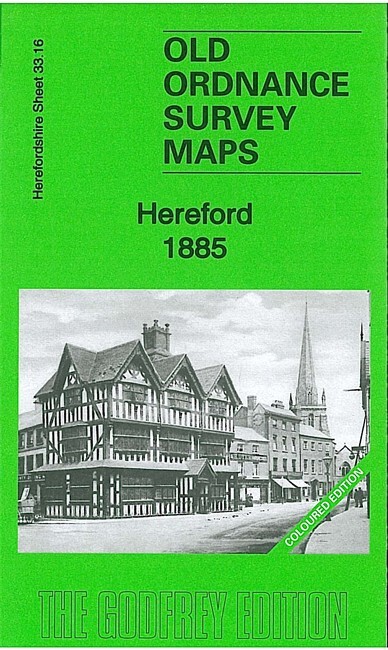Hereford 1885 Coloured Edition Herefordshire Sheet 33.16a by Malcolm Nixon