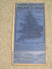 1926 Bartholomews Revised Half Inch Map: sheet 34 Dorset – on cloth