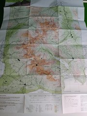 Black Cuillin of Skye 1982 vintage map J Wilson Parker – Cicerone Press 1:20,000