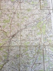 1936 Ordnance Survey One Inch Fifth Edition Map 123 Winchester And Basingstoke