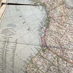National Geographic Vintage Maps X 4 : Alaska, Mexico, World & Historic USA