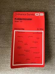 OS Ordnance Survey One Inch Map, Kidderminster, sheet 130 pub 1967