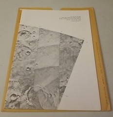 USGS NASA Photomosaic Map of the Mare Australe E Quadrangle of Mars w/Sleeve