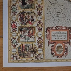 Tudor map of the British Isles by John Speed