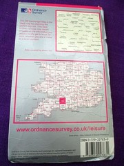 Yeovil & Frome – OS map sheet 183 – Ordnance Survey Landranger 2cm to 1km