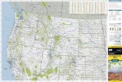 United States: West Map (National Geographic Guide Map)
